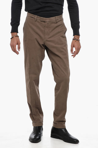 Stretch Fabric Slim Fit Chino Pants