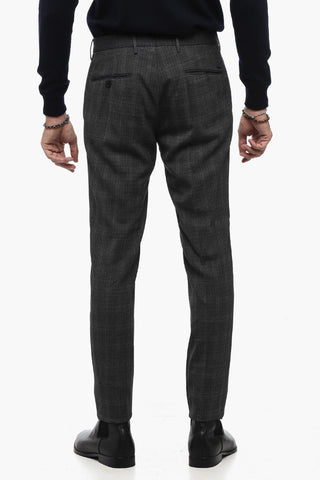 Pantaloni a Quadri District con Passanti