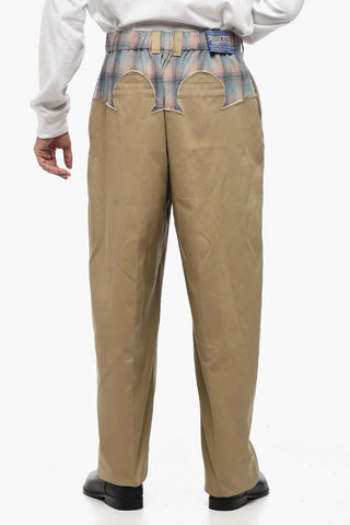 MM0 Double-pleated PENDLETON Pants with Checked Inserts
