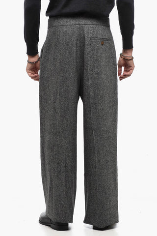 Pantaloni Wide Leg HUMPHREY in Misto Lana Vergine