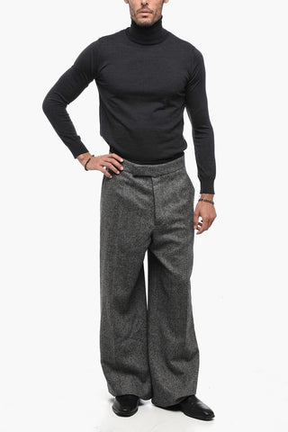 Pantaloni Wide Leg HUMPHREY in Misto Lana Vergine