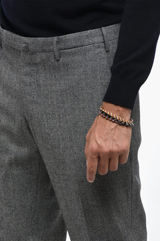 Regular Waist Virgin Wool Pants