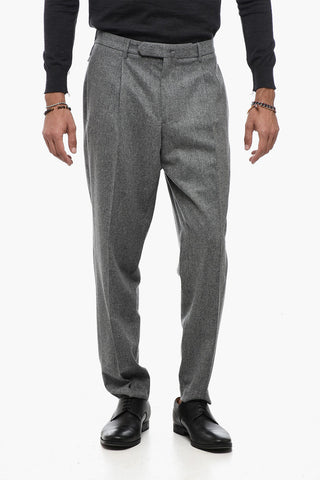 Pantaloni in Lana a 1 Pince