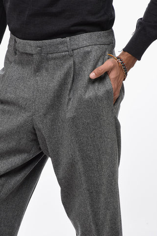 Pantaloni in Lana a 1 Pince