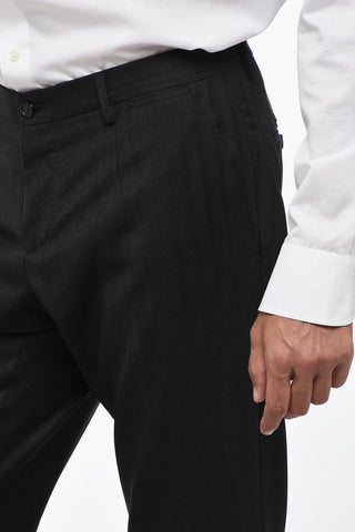 Single-Breasted Suit With Flap Pockets