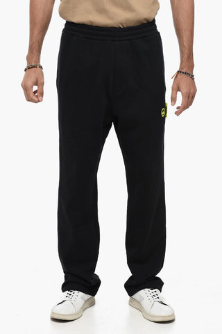 Brushed Cotton UNISEX Joggers with Contrasting Logo