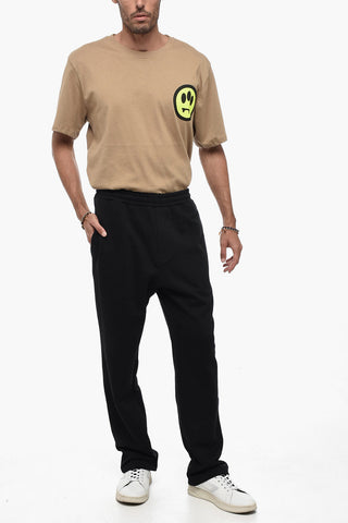 Brushed Cotton UNISEX Joggers with Contrasting Logo