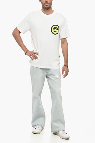 Jersey UNISEX Crew-neck T-Shirt with Contrasting Details