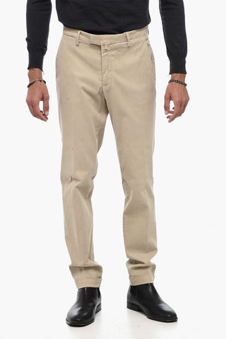 Solid Color Slim Fit Chino Pants