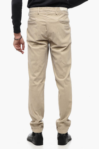 Solid Color Slim Fit Chino Pants