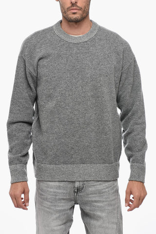 Crew Neck Cashmere Blend Sweater
