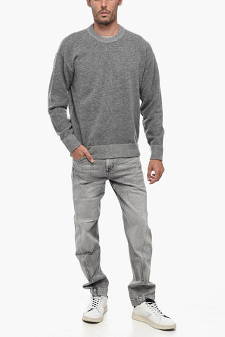 Crew Neck Cashmere Blend Sweater