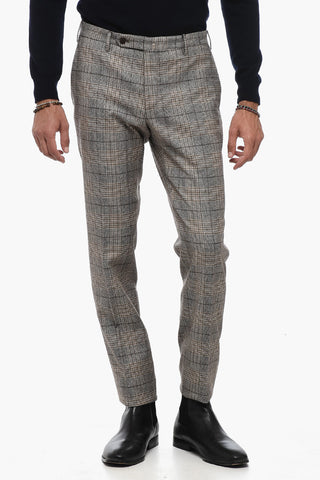 Districk Check Slim Fit Chinos Pants