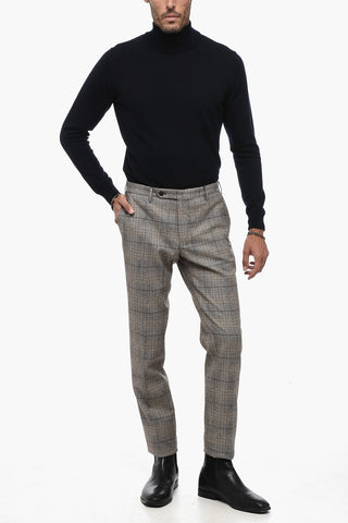 Districk Check Slim Fit Chinos Pants