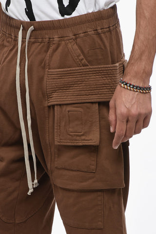 DRKSHDW Cropped Fit Cotton Cargo Sweatpants