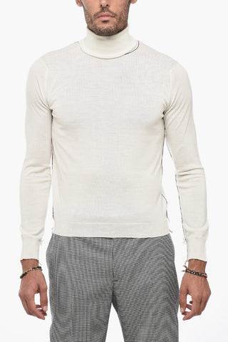 MM4 UNISEX Wool Sweater with Stitchies Detail