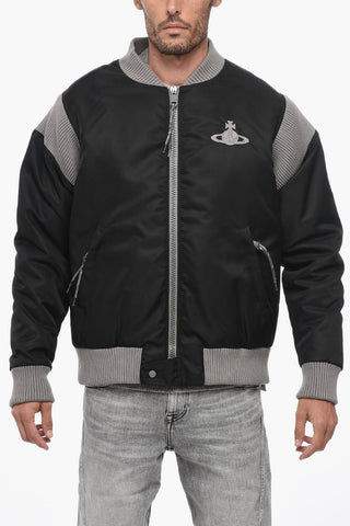 Bomber STRIPPED CYCLIST con Inserti a Coste