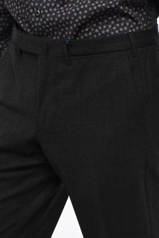 Regular Waist Pants with Hidden Closure