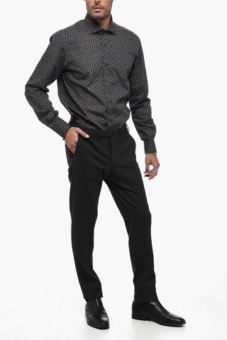Regular Waist Pants with Hidden Closure