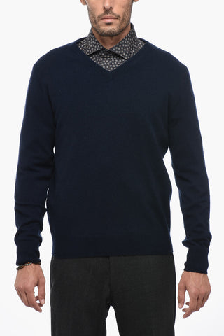 V Neck Pure Cashmere Sweater