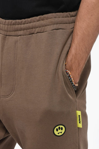 Brushed Cotton UNISEX Joggers with Contrasting Logo