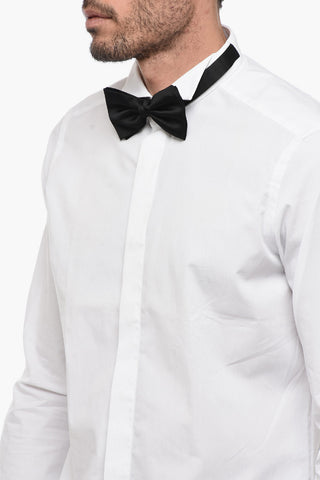 Cotton Poplin PRESTONI Shirt wiith Wing Collar