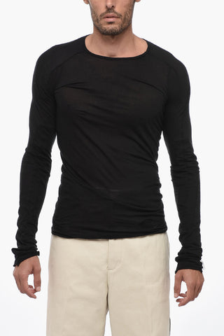 DRKSHDW Crewneck T-shirt With Iconic Logoed Ribbon