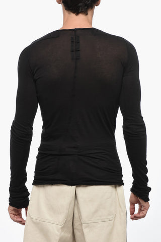 DRKSHDW Crewneck T-shirt With Iconic Logoed Ribbon