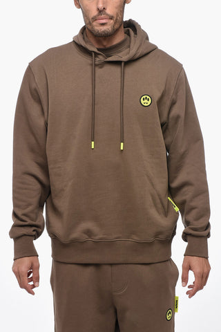 Brushed Cotton UNISEX Hoodie with Contrasting Details