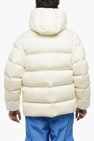 EMPORIO Down Jacket With Removable Sleeves And Hood