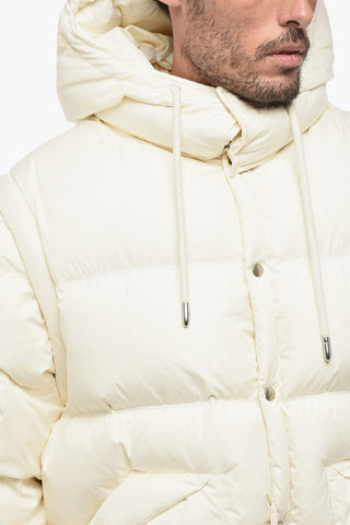 EMPORIO Down Jacket With Removable Sleeves And Hood
