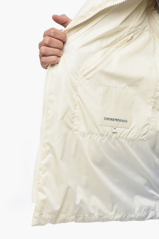 EMPORIO Down Jacket With Removable Sleeves And Hood