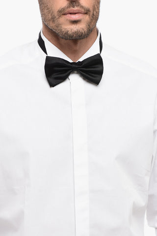 Cotton Poplin PRESTONI Shirt wiith Wing Collar