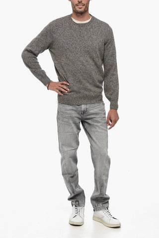 Crew Neck Pure Cashmere Pullover