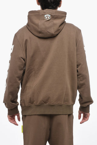 Brushed Cotton UNISEX Hoodie with Contrasting Details