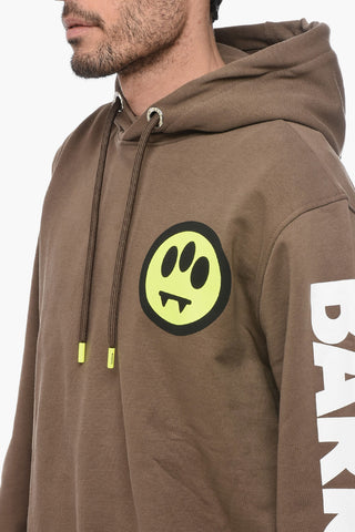 Felpa Hoodie UNISEX in Cotone Garzato con Dettagli a Contrasto