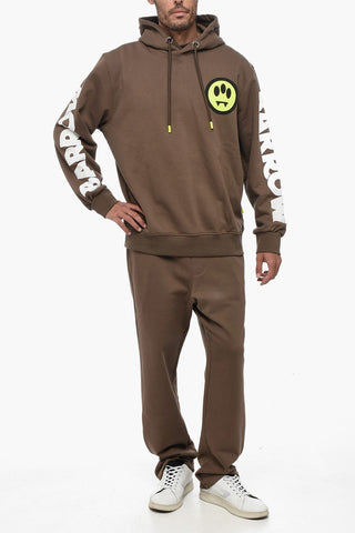 Brushed Cotton UNISEX Hoodie with Contrasting Details