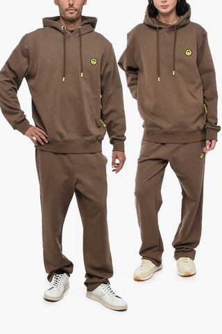 Brushed Cotton UNISEX Hoodie with Contrasting Details