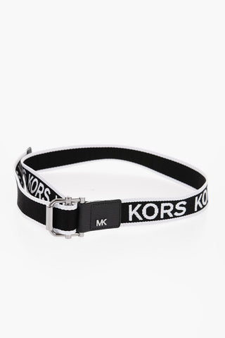 Logoed Belt with Leather Details 40mm