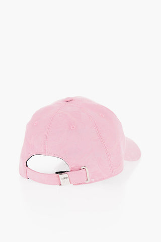 Baroque Motif Cap with Embroidered Logo