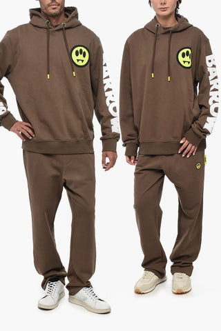 Felpa Hoodie UNISEX in Cotone Garzato con Dettagli a Contrasto