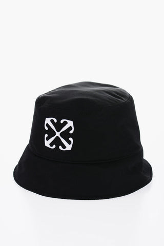 Nylon Bucket Hat with Contrasting Detail