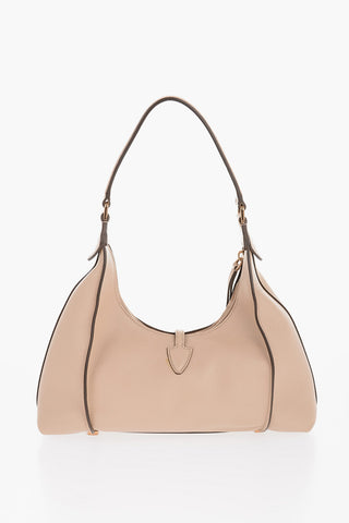 Borsa Hobo in Pelle a Tinta Unita