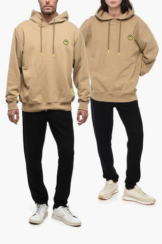 Brushed Cotton UNISEX Hoodie with Contrasting Details