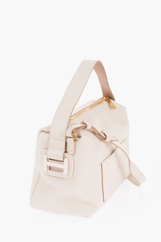 Textured Leather Crossbody Bag