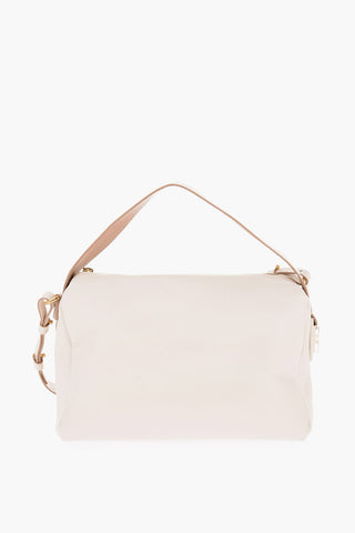 Textured Leather Crossbody Bag