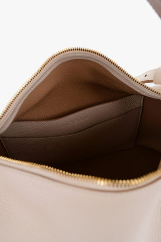 Textured Leather Crossbody Bag