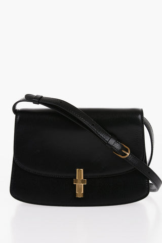 Leather SOFIA Crossbody Bag with Golden Detail