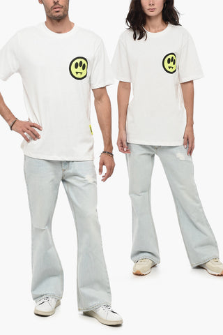 Jersey UNISEX Crew-neck T-Shirt with Contrasting Details