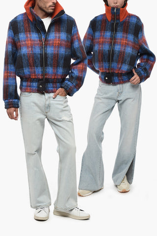 Tartan Checked Jacket with 2-Pockets